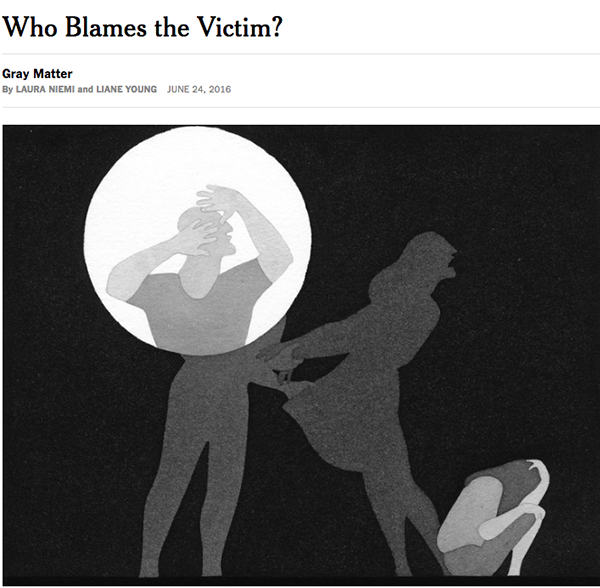 Who Blames the Victim?